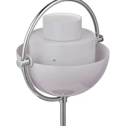 Multi-Lite Table Lamp Portable, Chrome / White Semi Matte