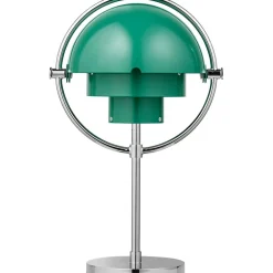 Multi-Lite Table Lamp Portable, Chrome / White Semi Matte