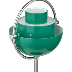 Multi-Lite Table Lamp Portable, Chrome / White Semi Matte