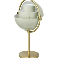 Multi-Lite Table Lamp Portable, Chrome / White Semi Matte