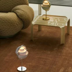 Multi-Lite Table Lamp Portable, Chrome / White Semi Matte