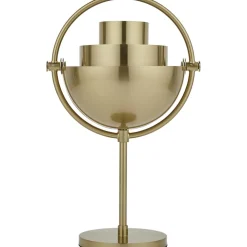 Multi-Lite Table Lamp Portable, Chrome / White Semi Matte