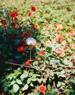 Multi-Lite Table Lamp Portable, Chrome / White Semi Matte