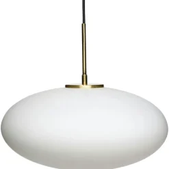 Muse Ellipse Pendant Lamp Ø40 cm, White