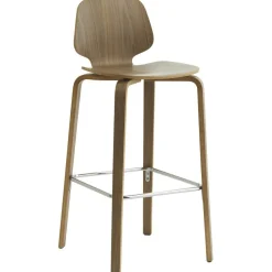 My Chair Bar Stool 75 cm, Cognac / Black Steel