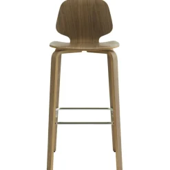 My Chair Bar Stool 75 cm, Cognac / Black Steel