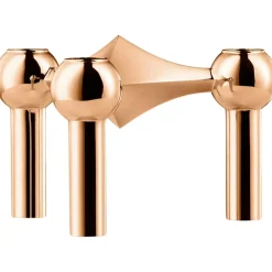 Nagel Candlestick, Brushed Brass