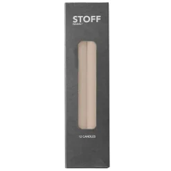 Nagel Taper Candles 12-Pack, Beige