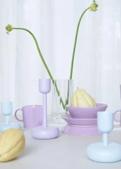 Nappula Candle Holder 183 mm, Aqua