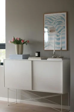 Nappula Candle Holder 183 mm, Aqua