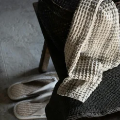 Nella waffle Kitchen Towel 50x70 cm, Taupe