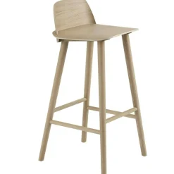Nerd Bar Stool 75 cm, Oak