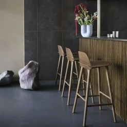 Nerd Bar Stool 75 cm, Oak