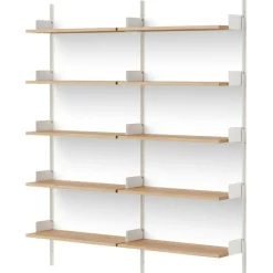 New Works Library Shelf 1900 mm, White