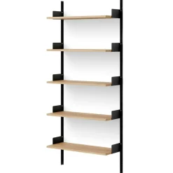 New Works Wall Shelf 1900 mm, Oak / Black