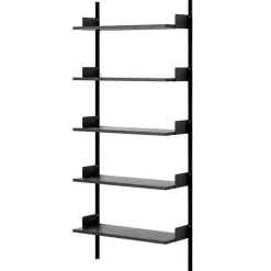 New Works Wall Shelf 1900 mm, Oak / Black
