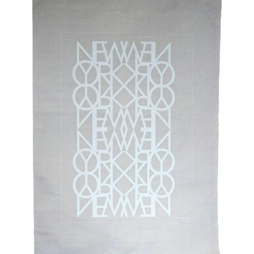 New York Peace Poster 50x70 cm, White