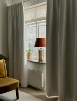 Nightfall Blackout Curtain With Heading Tape 135x250 cm, Light Grey