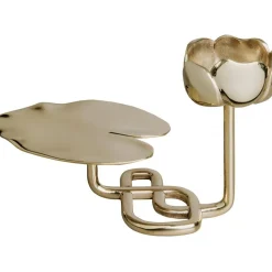 Ninfea Candle Holder Gold, No.1