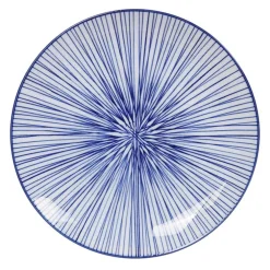 Nippon Blue Plate 25,7 cm, Lines