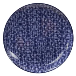 Nippon Blue Plate 25,7 cm, Lines
