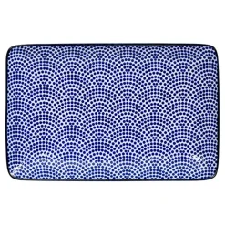 Nippon Blue Sushi Plate 13,5x21 cm, Star