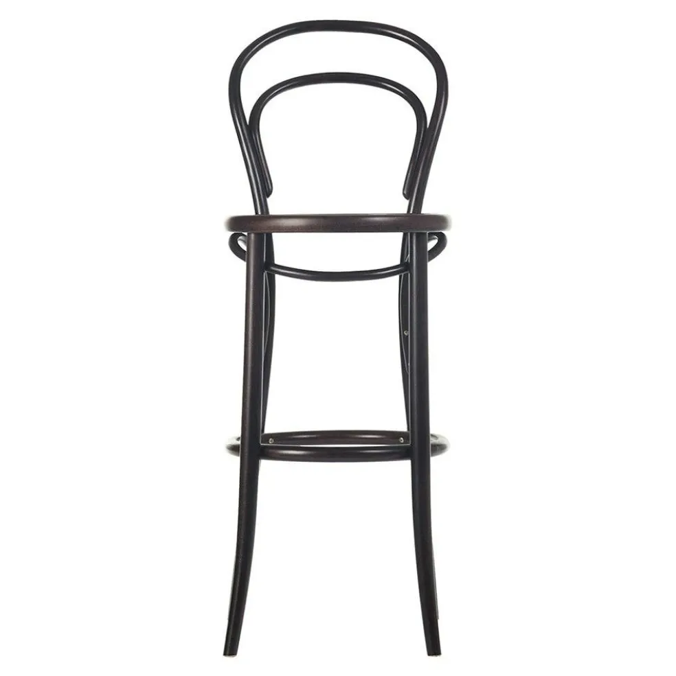 No 14 Barstool 61 cm, Black Grain