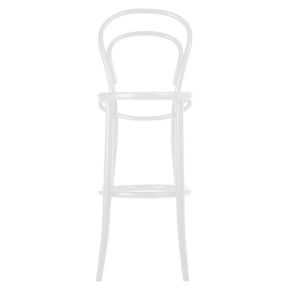 No 14 Barstool 61 cm, Black Grain