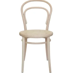 No 14 Dining Chair, Coffee / Rattan