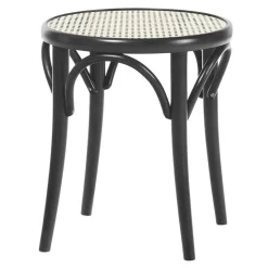 No 60 Stool, Cane/Black Grain