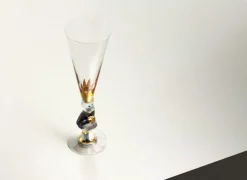 Nobel The Sparkling Devil Champagne Glass 19 cl, Blue