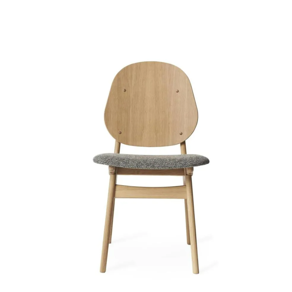 Noble Chair, Black Lacquered Beech / Moss Green