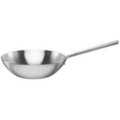 Norden Wok Pan Uncoated Stainless Steel, 28 cm
