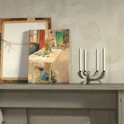 Nordic Light Candlestick With 4 Arms, Black