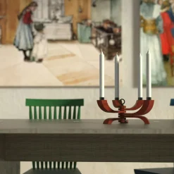 Nordic Light Candlestick With 4 Arms, Black