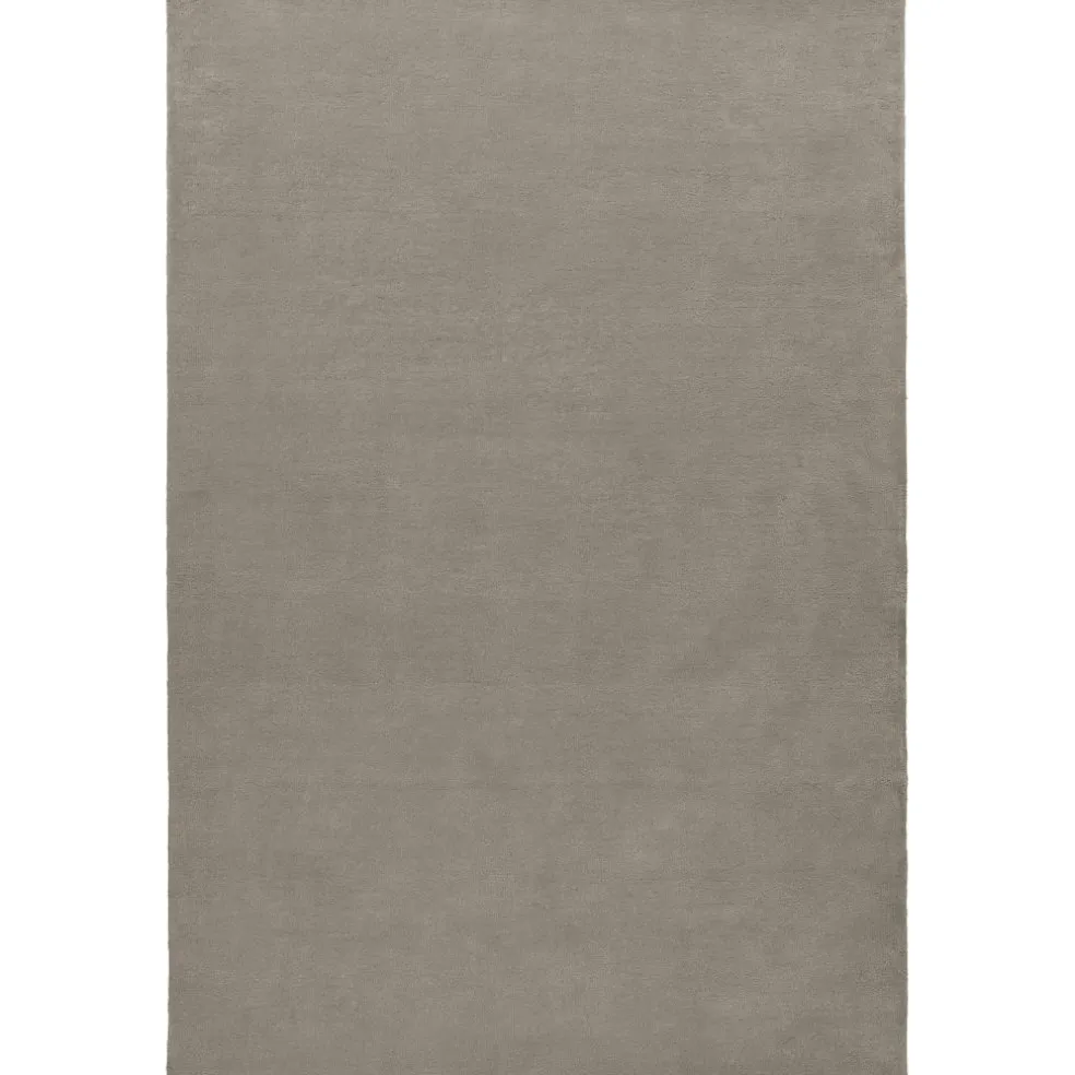 Nordic Plain Wool Rug 180x270 cm, Clay
