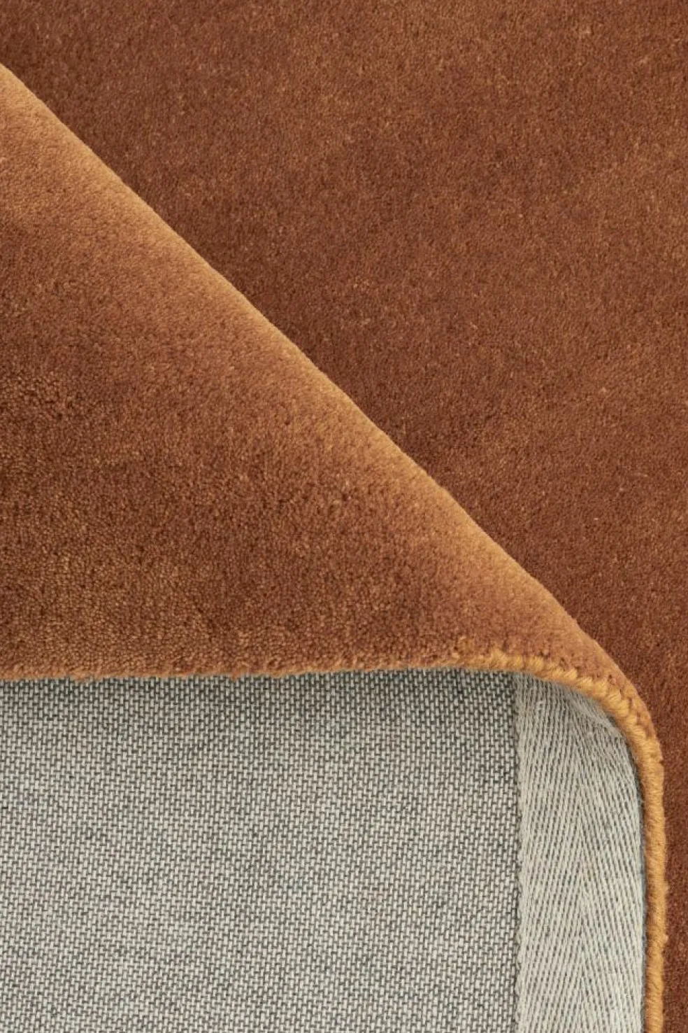 Nordic Plain Wool Rug 180x270 cm, Clay