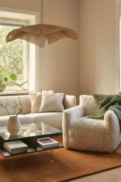 Nordic Plain Wool Rug 180x270 cm, Clay