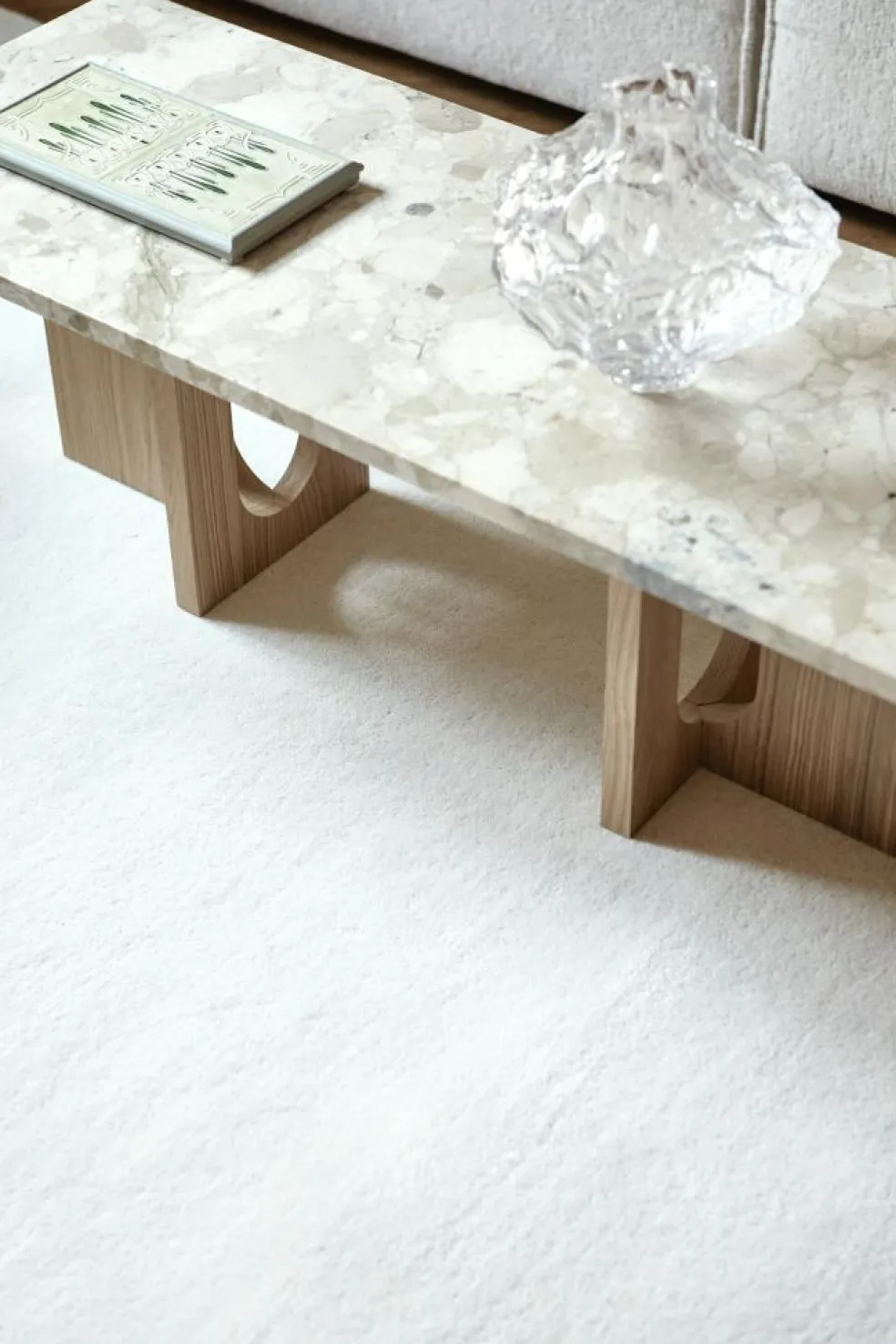 Nordic Plain Wool Rug 180x270 cm, Clay