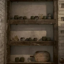 Norrvik Candle Holder Brown, Ø7,5 cm