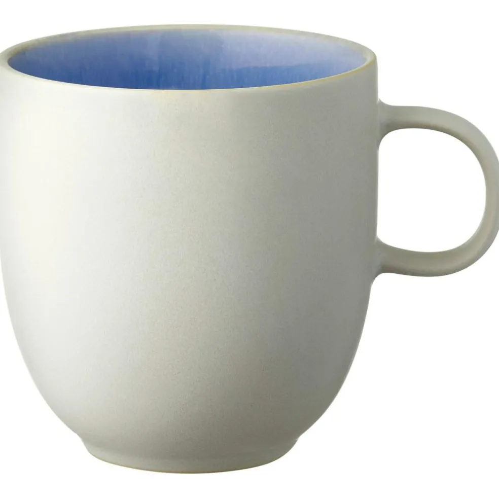 North Mug 33 cl, Matte White/Shiny River
