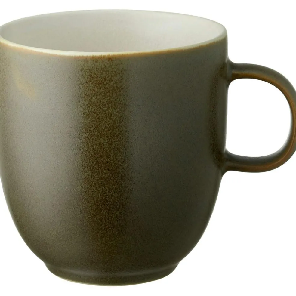 North Mug 33 cl, Matte White/Shiny River