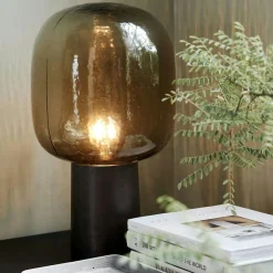 Note Table Lamp 28x52 cm, Bronzed Brass