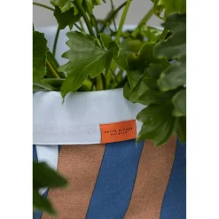 NOVA ARTE Laundry Basket, Orange/Latte