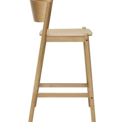 Oblique Bar Stool, Natural