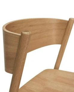 Oblique Bar Stool, Natural