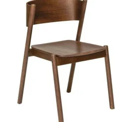 Oblique Dining Chair, Brown