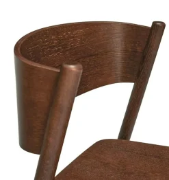 Oblique Dining Chair, Brown