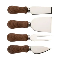Odina Cheese Knife Set, Brown