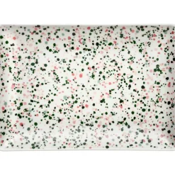 Oiva Toikka Collection Helle Plate Pink / Green, A7 7x10 cm
